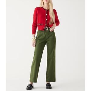 J. Crew Sailor slim wide-leg chino pant Size 33 New With Tags